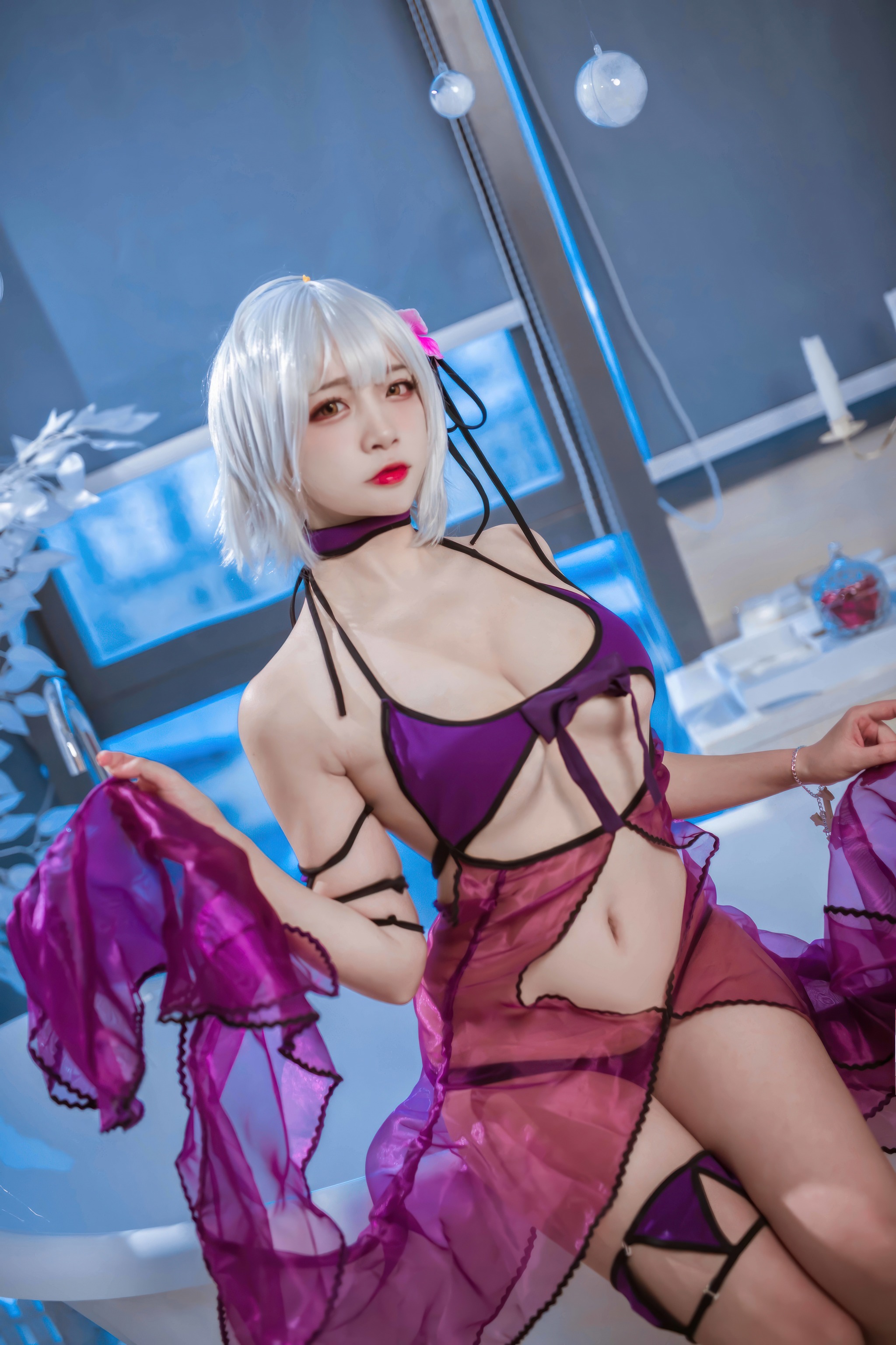 图片[1]-二佐Nisa – NO.202 FATE-黑贞水着[40P]-XikXak
